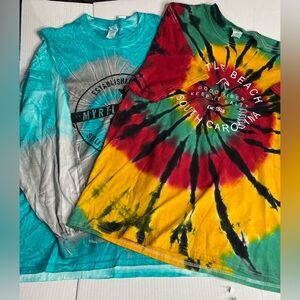 Gildan Myrtle Beach South Carolina Mens XL NEW 2 T-Shirts for the price of 1